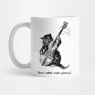 Doom Metal Music Playing Mug